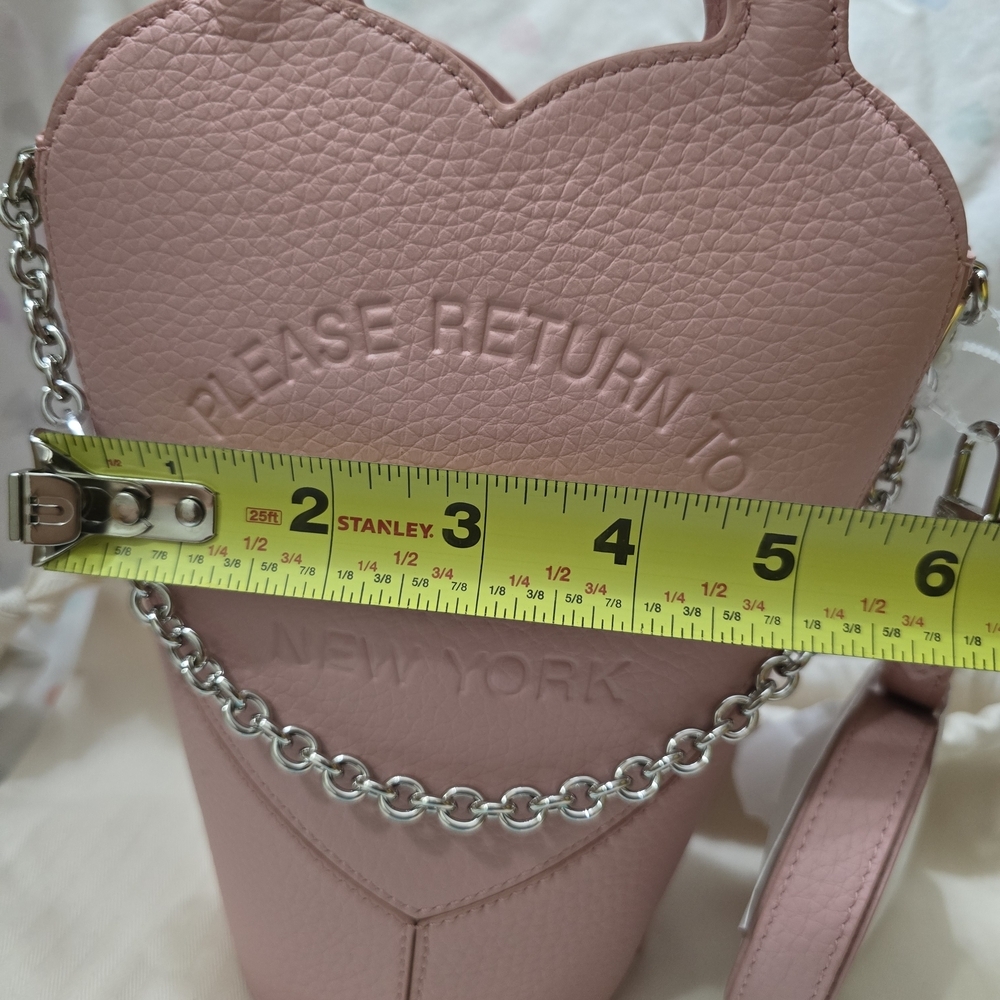 Tiffany & Co. Pink Heart Leather Crossbody Bag — image 4 of 8